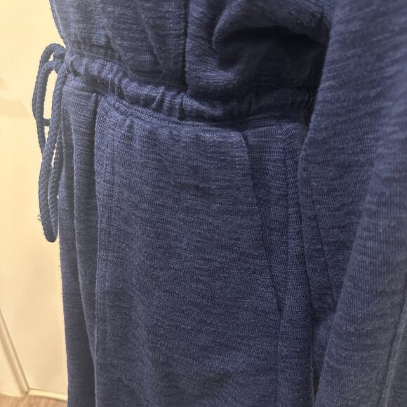 Daily Practice Anthropologie Navy Hoodie Tunic Hiking Dress Gorpcore Granola - Picture 7 of 15